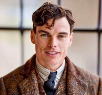 A person in a suit
Description automatically generated